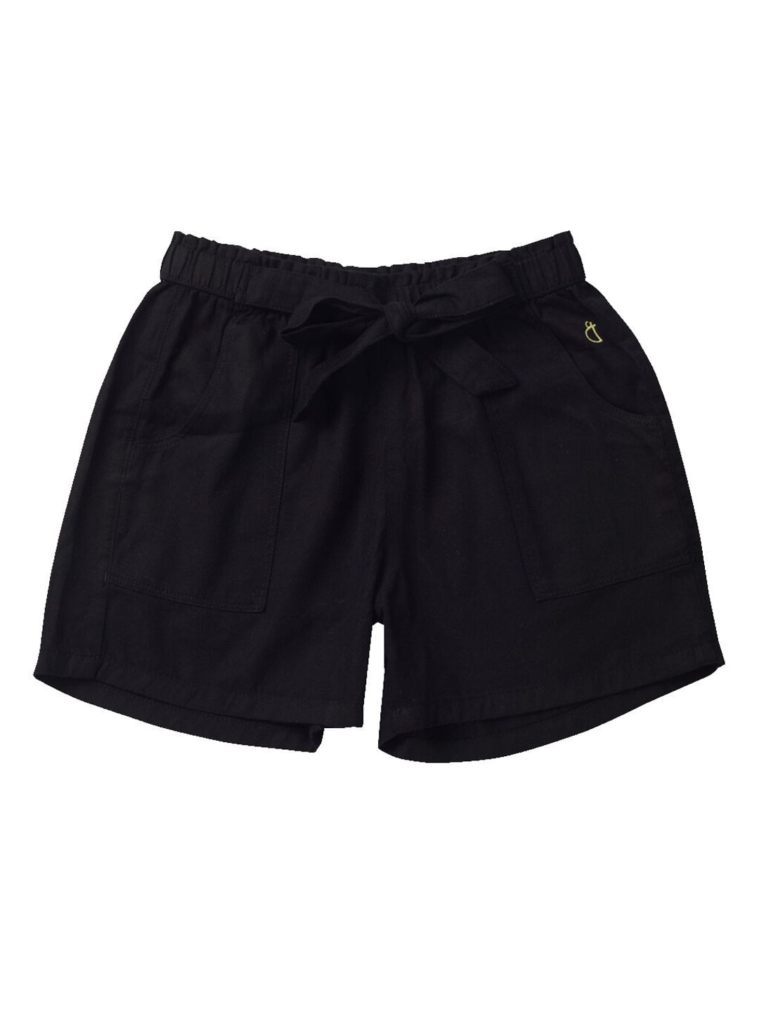 

Gini and Jony Girls Mid-Rise Denim Shorts, Black