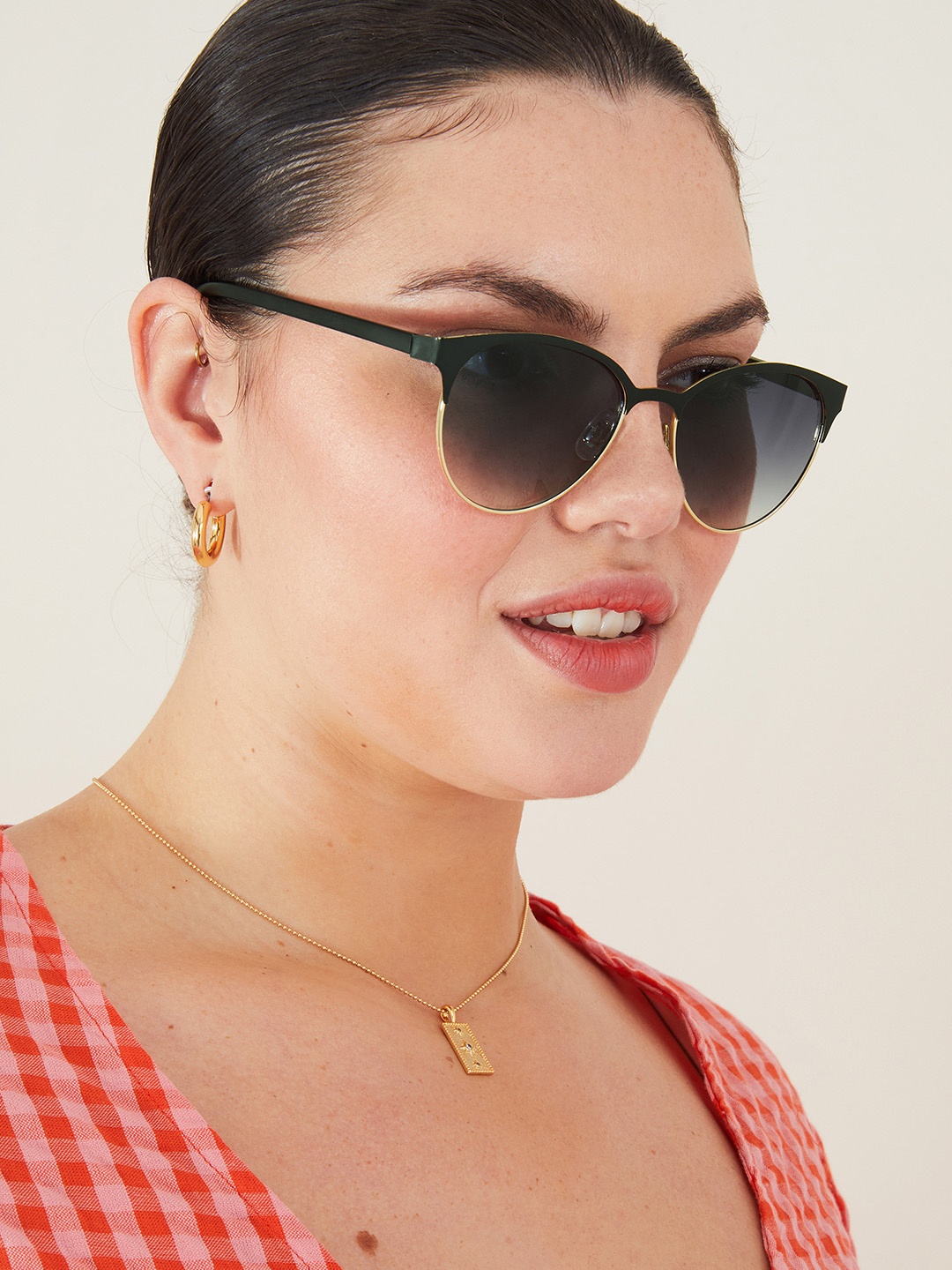 

Accessorize WomenRound Sunglasses with UV Protected Lens, Brown