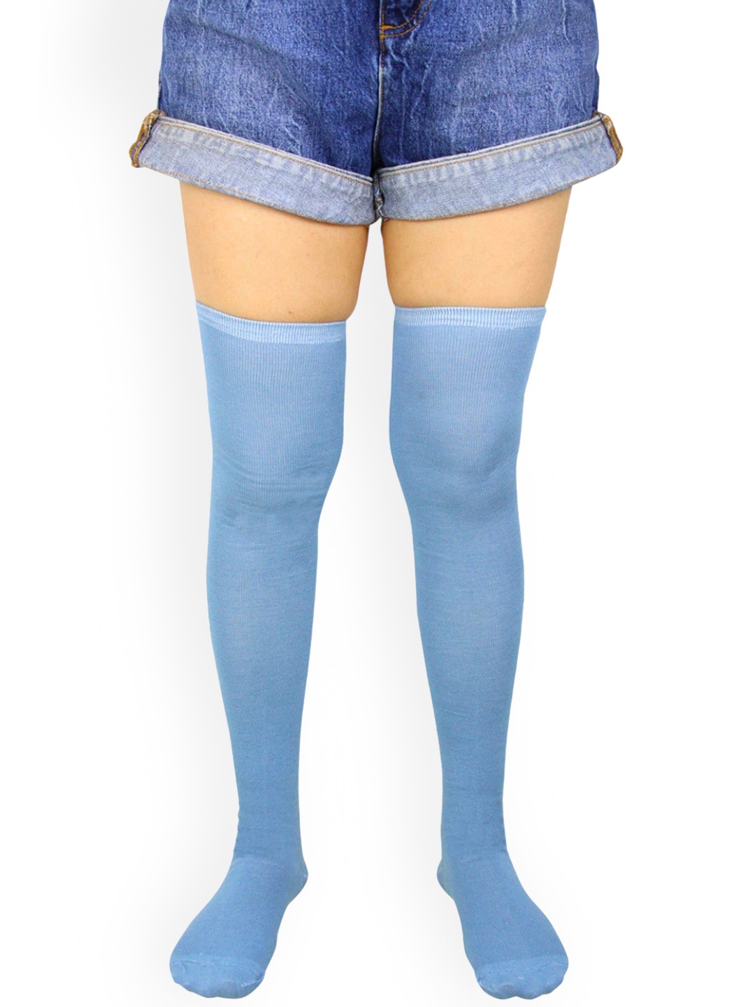 

BAESD Thigh-High Stockings, Blue