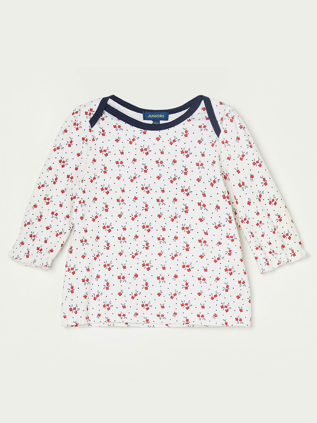 

Juniors by Lifestyle Girls Floral Printed Pullover Sweater, Off white