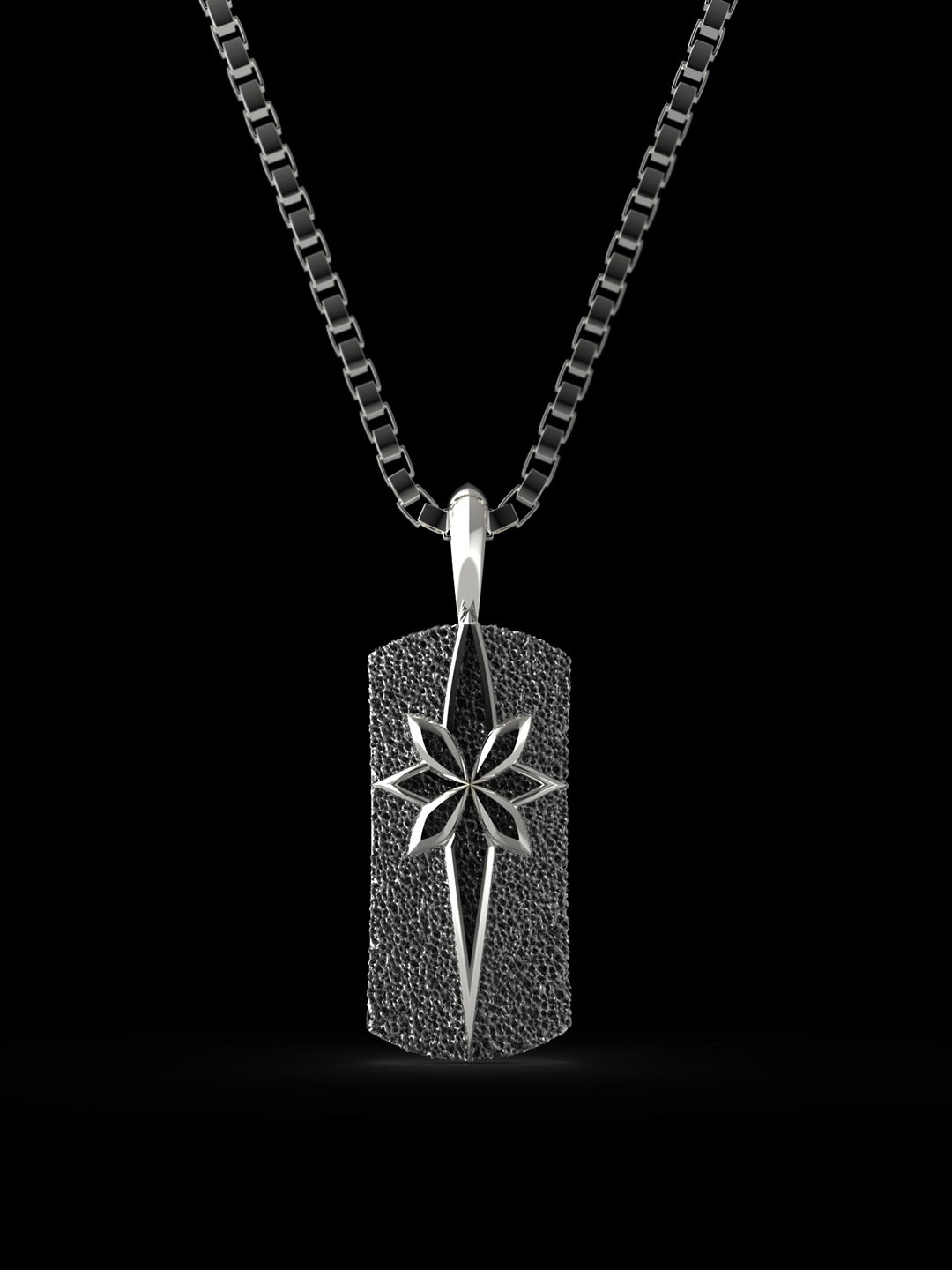 

Vitra Jewellery Rhodium-Plated Star Boy Pendant With Chain, Silver