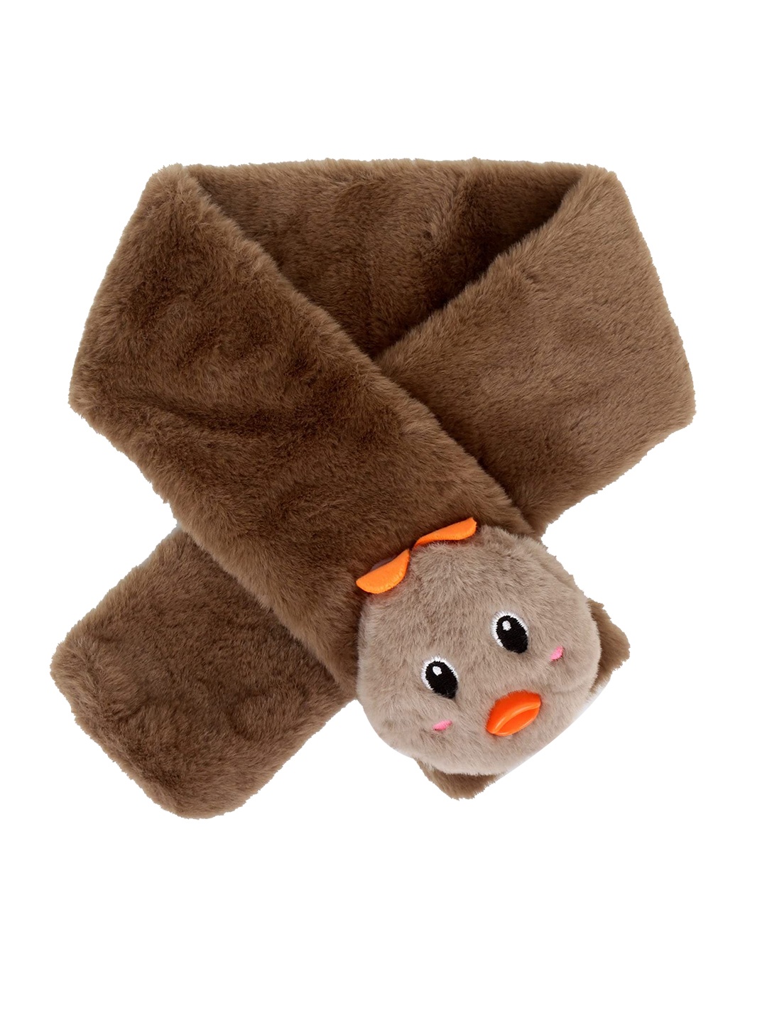 

Zacharias Kids Soft Scarf Plush Neck Acrylic Warmer Muffler, Brown