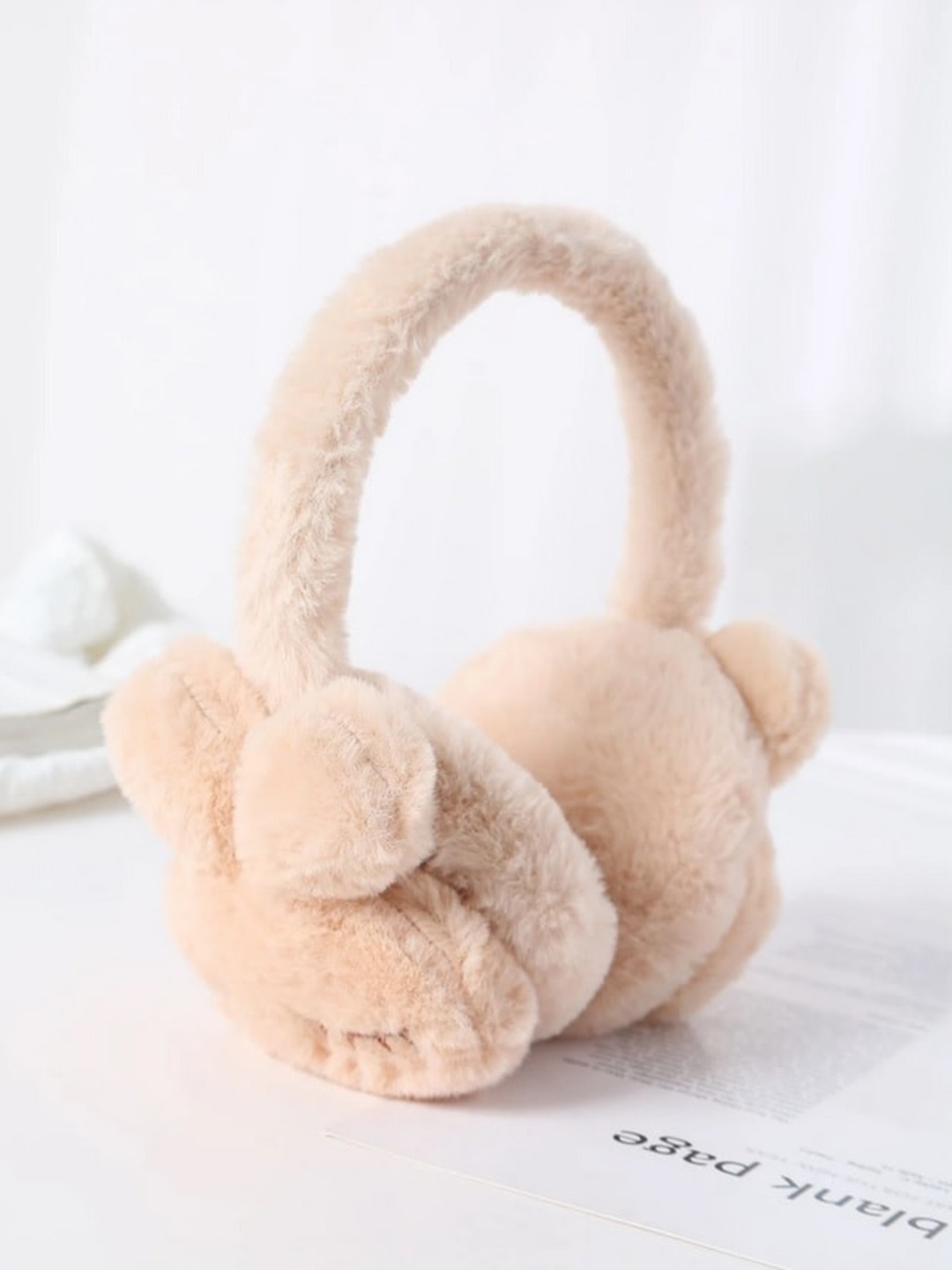 

Alexvyan Women Cold Protection Winter Ear Muffs, Beige