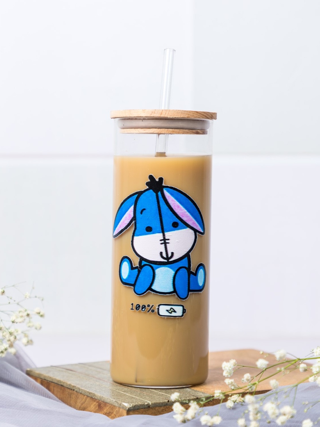 

1219 Avenue Transparent Printed Tall Frosted Tumbler with Straw & Lid