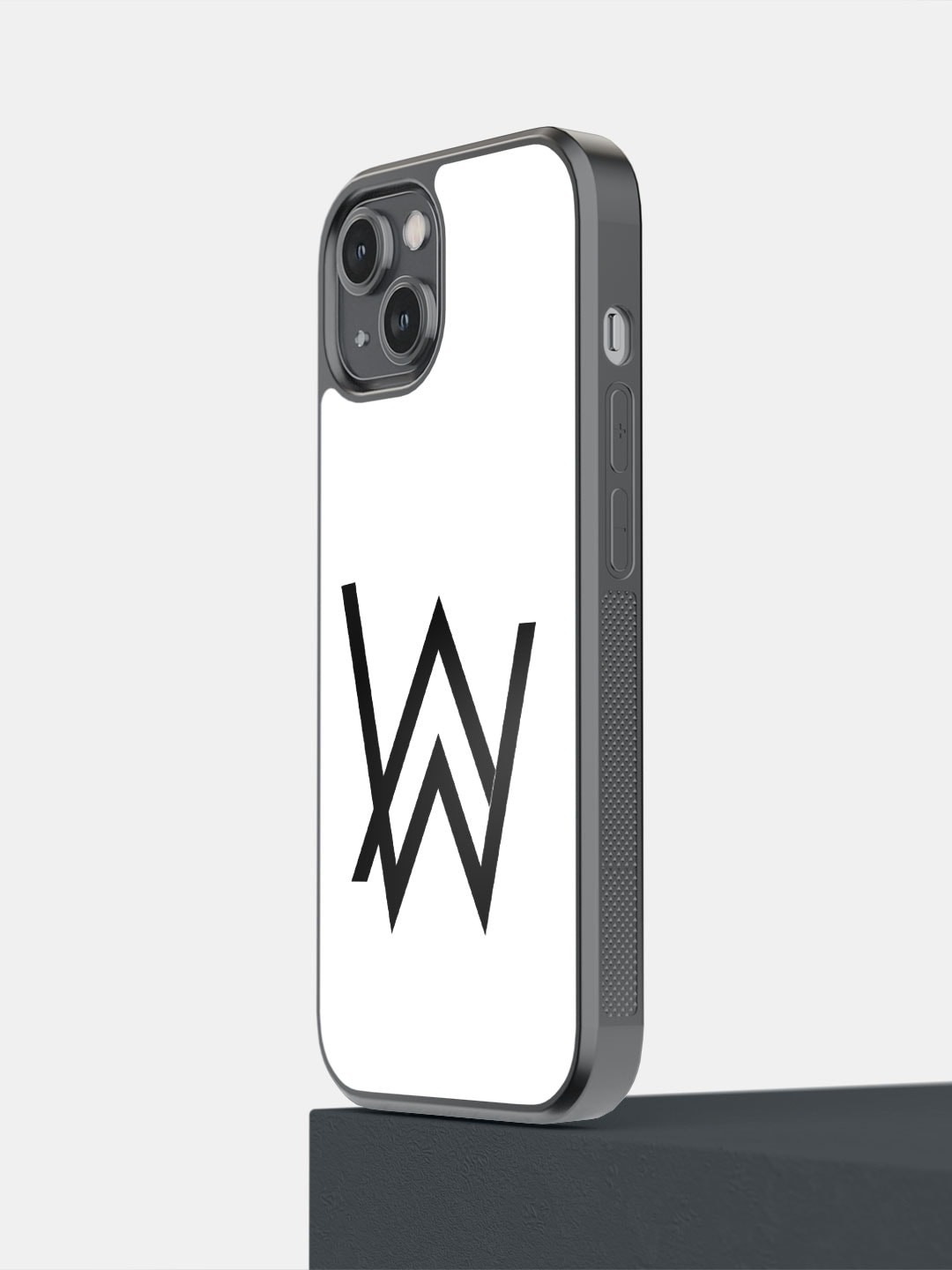 

macmerise Alan Walker Logo iPhone 14 Bumper Case Cover, White