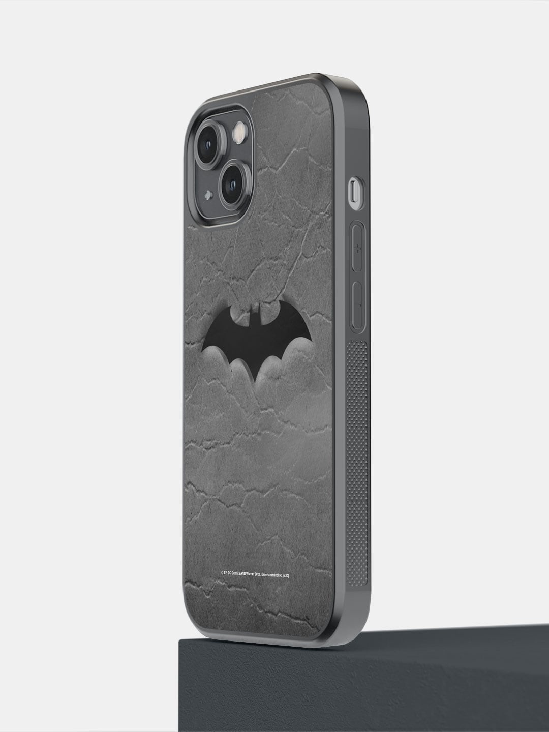 

macmerise Fade Out Batman iPhone 14 Bumper Case Cover, Black