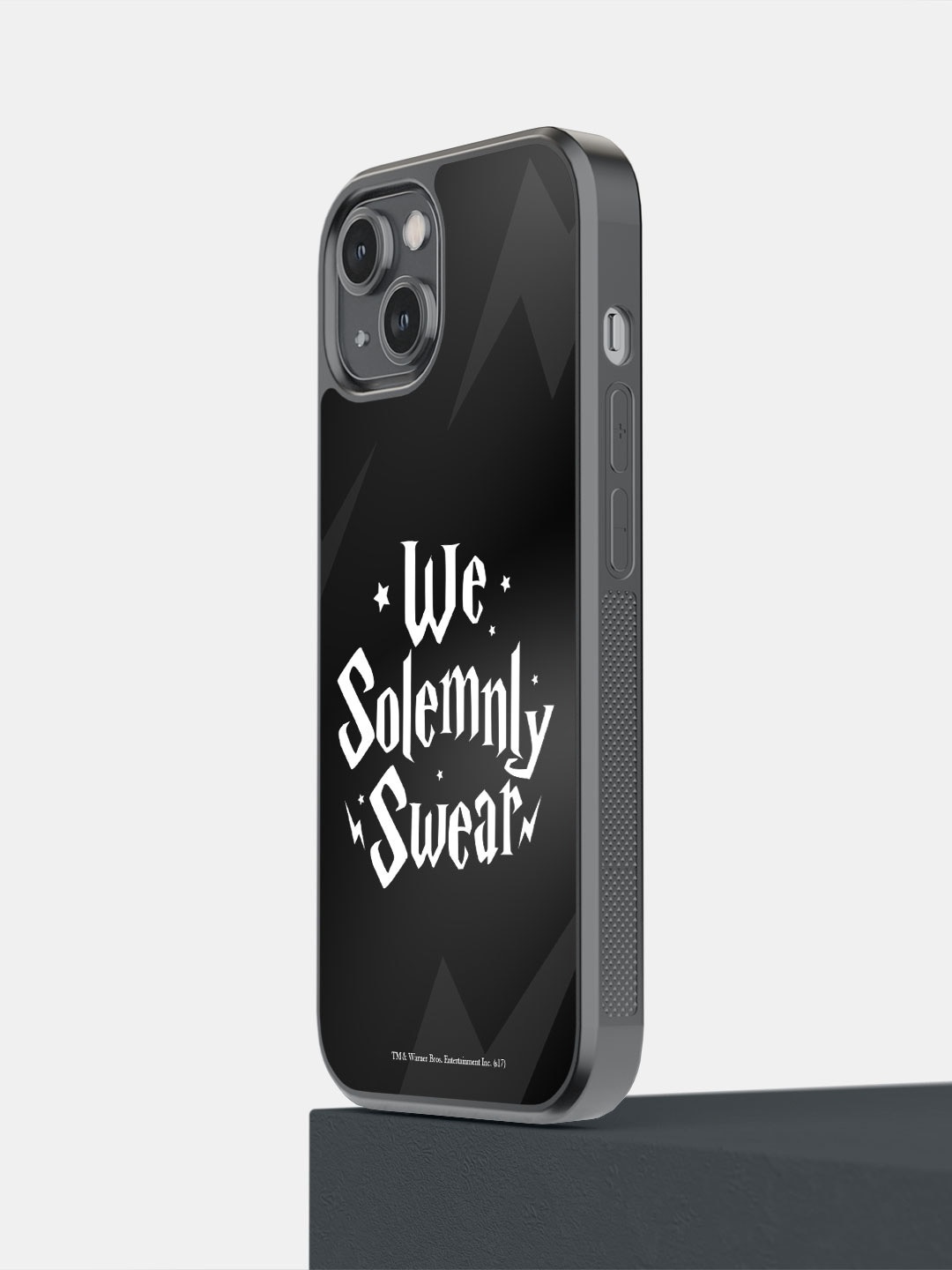 

macmerise Mischief Makers Swear iPhone 14 Bumper Case Cover, Black