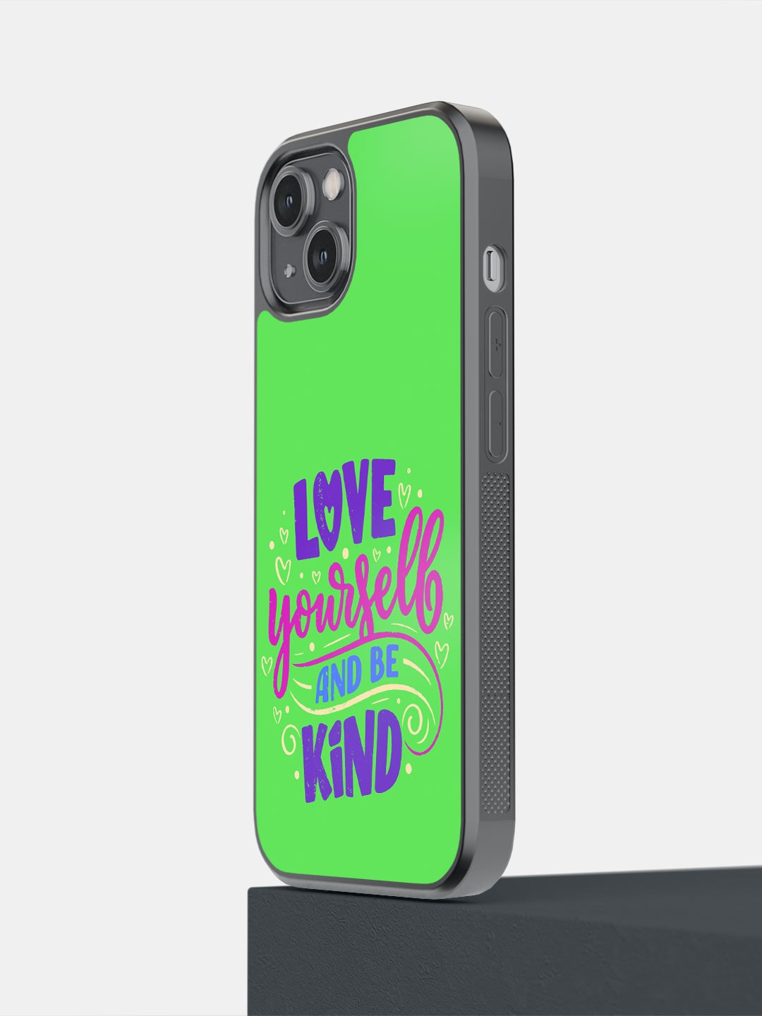 

macmerise Typography Printed Be kind iPhone 14 Back Cover, Green