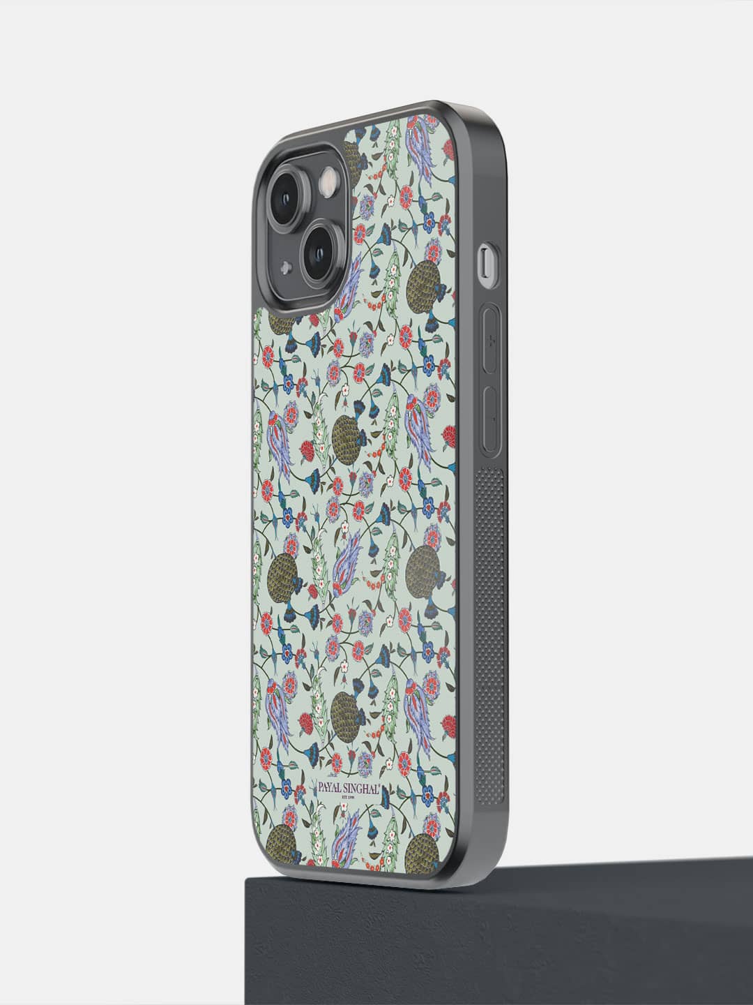 

macmerise Payal Singhal Turkish Iznik iPhone 14 Bumper Case Cover, Green