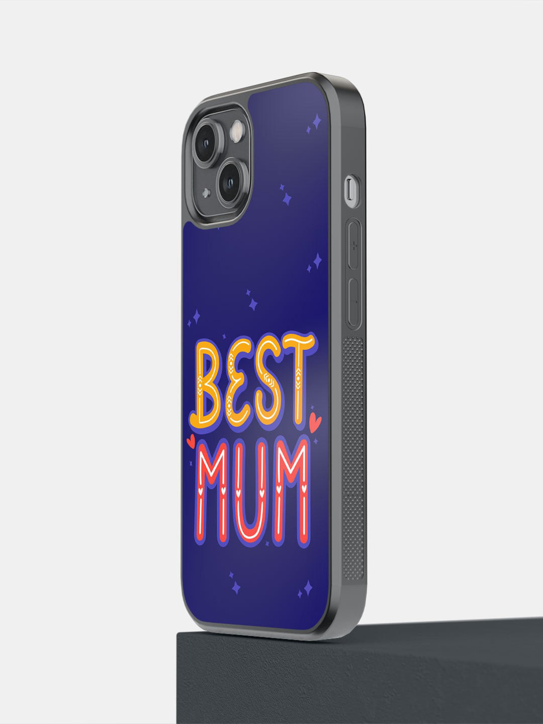 

macmerise Best Mum iPhone 14 Bumper Case Cover, Blue