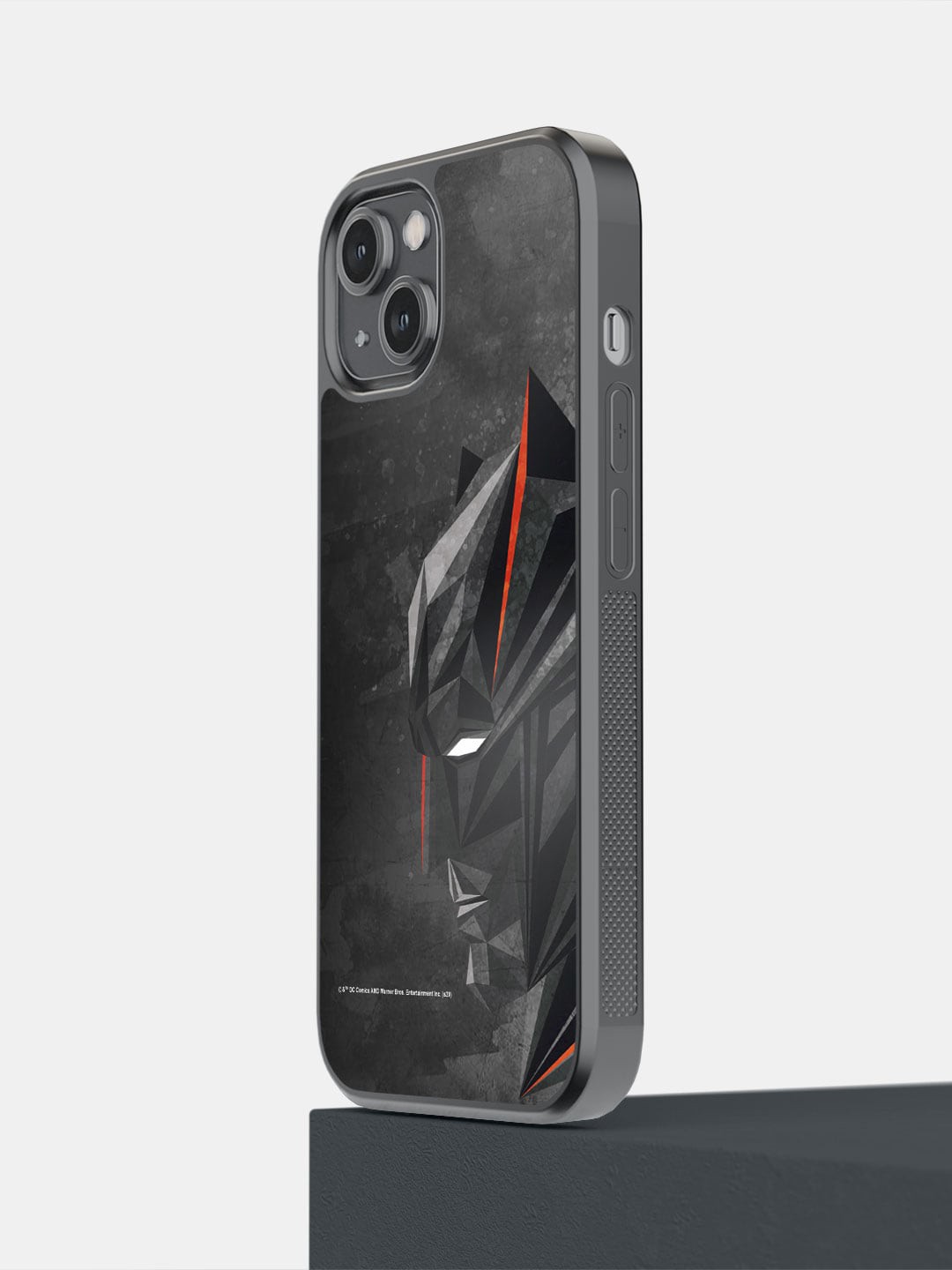 

macmerise Batman Printed iPhone 14 Bumper Case Cover, Grey