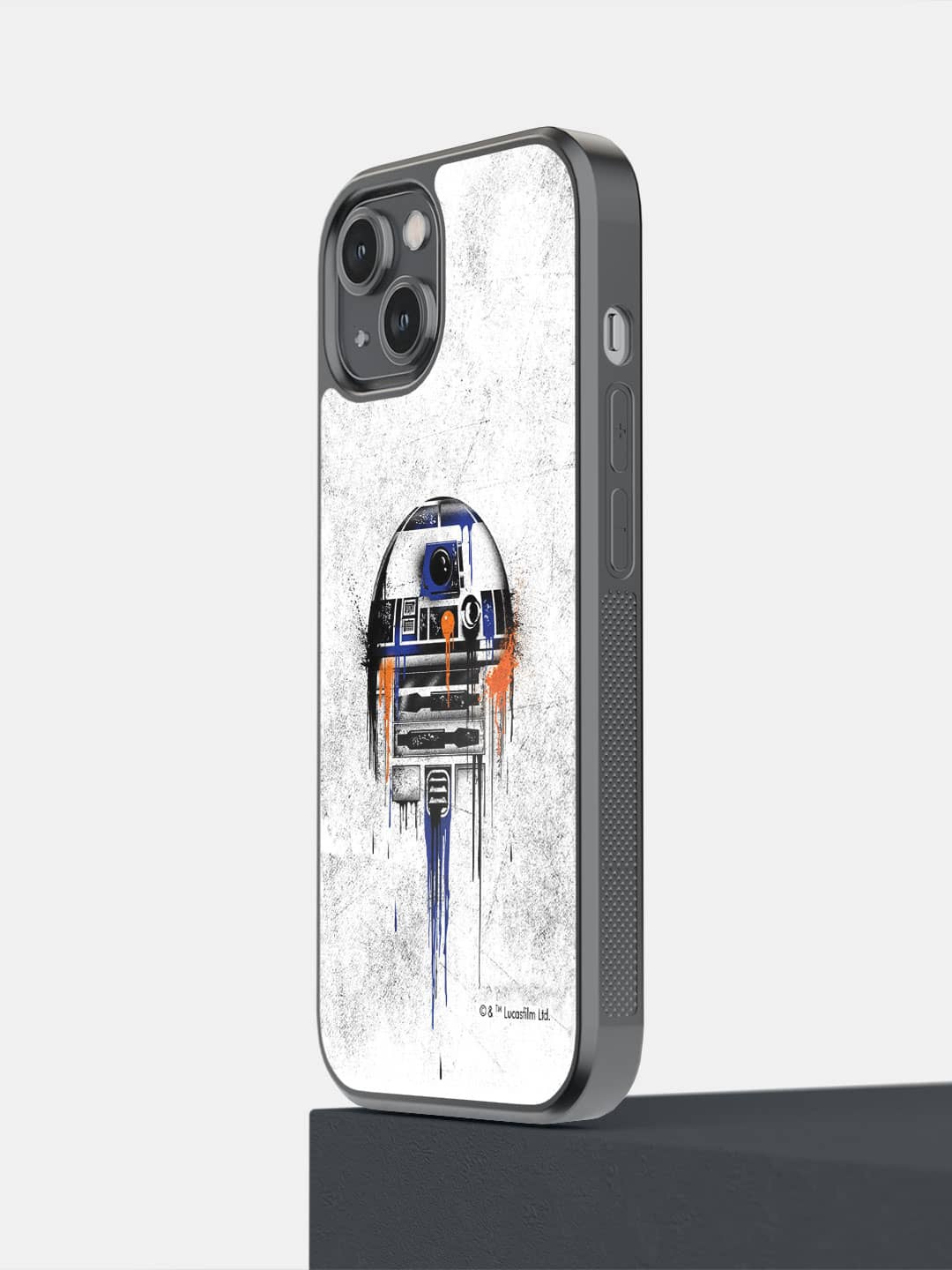 

macmerise Astro Droid Printed iPhone 14 Bumper Case Cover, White