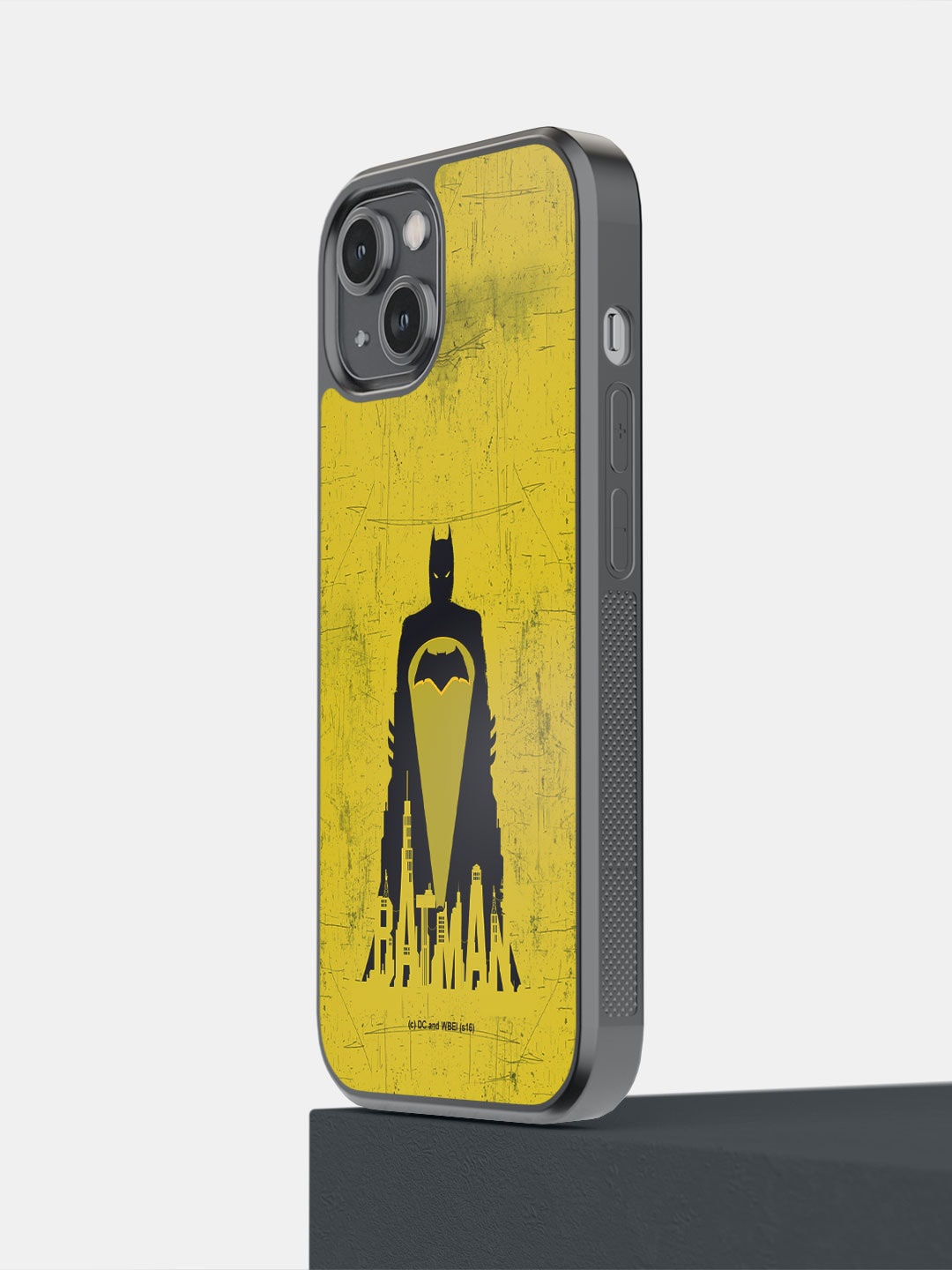 

macmerise Bat Signal Printed iPhone 14 Bumper Case Cover, Yellow