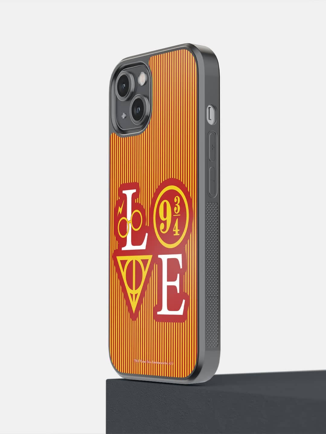 

macmerise Love 934 Pattern iPhone 14 Bumper Case Cover, Yellow