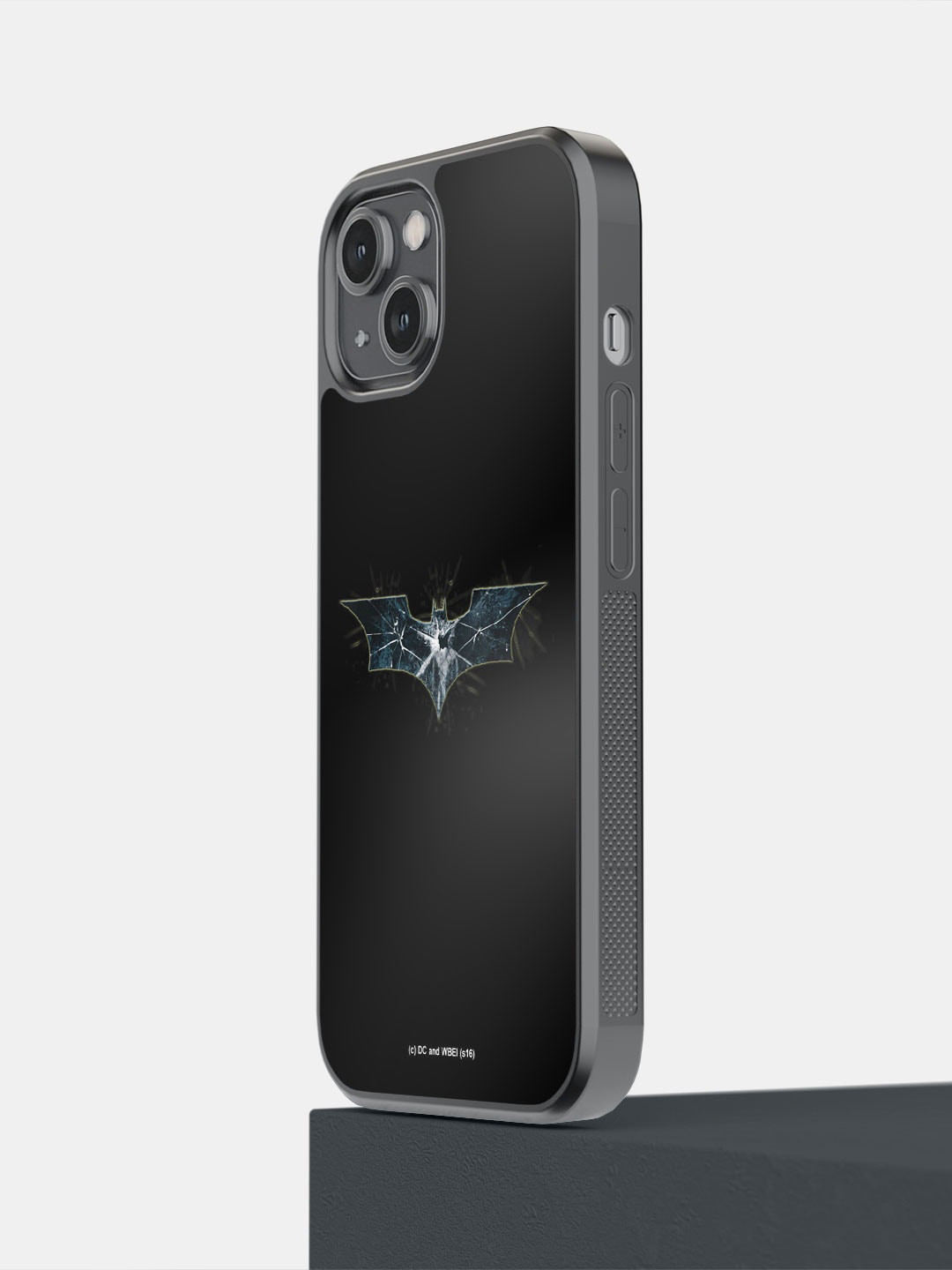 

macmerise iPhone 14 Classic Batman Printed Bumper Case Cover, Black