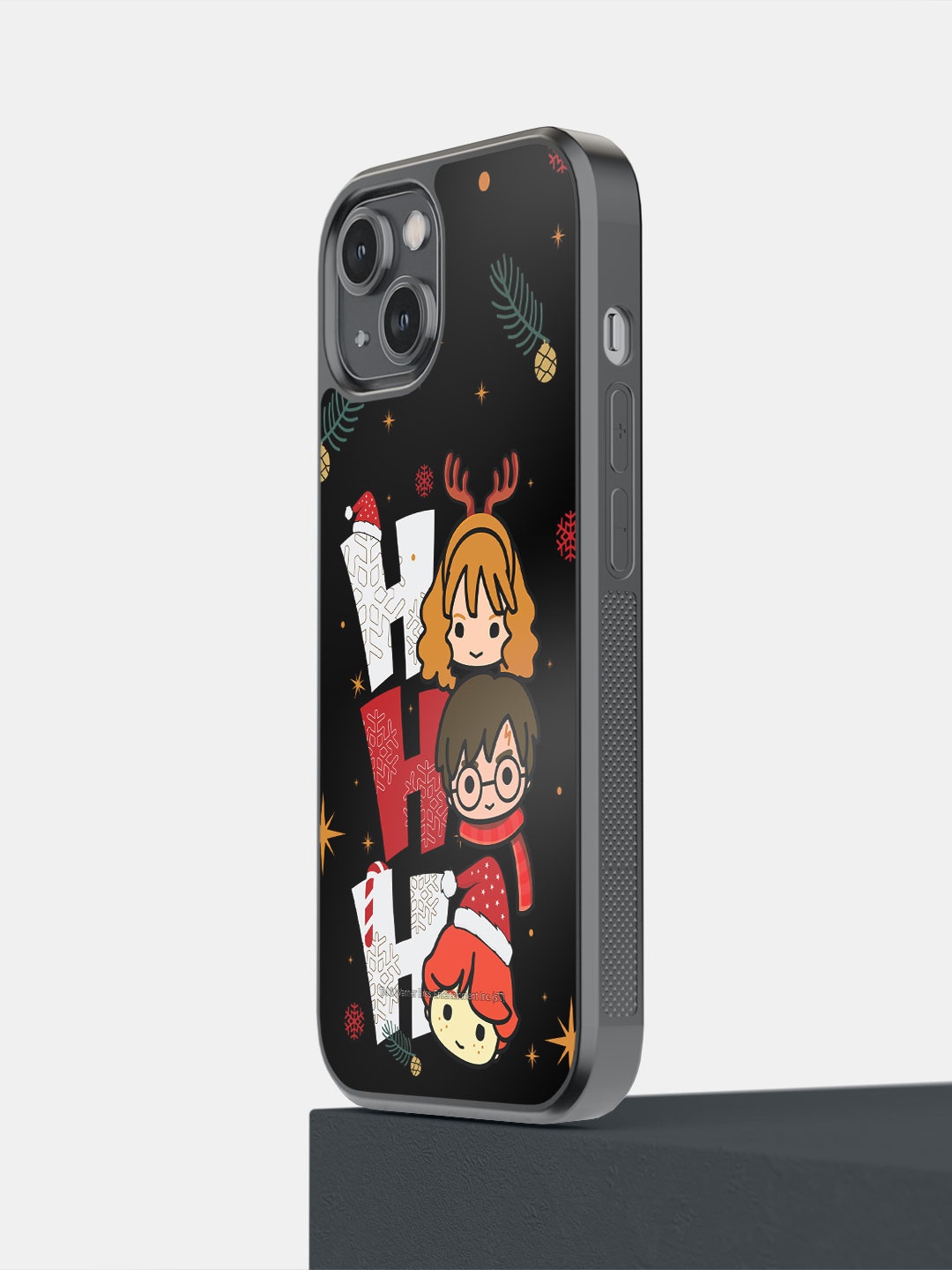 

macmerise Harry Potter Ho Ho Ho iPhone 14 Bumper Case Cover, Black