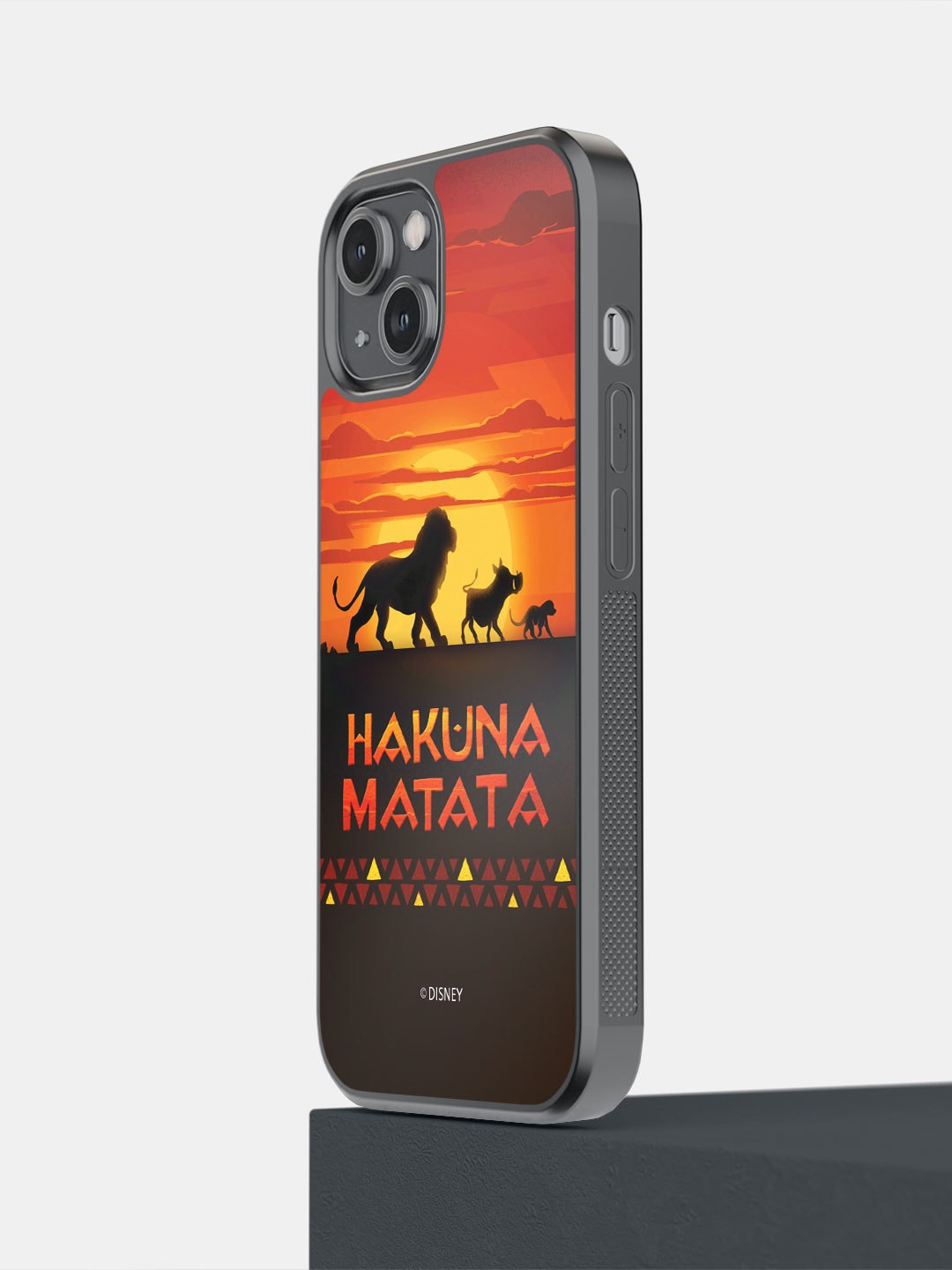 

macmerise Hakuna Matata Printed iPhone 14 Back Cover, Orange