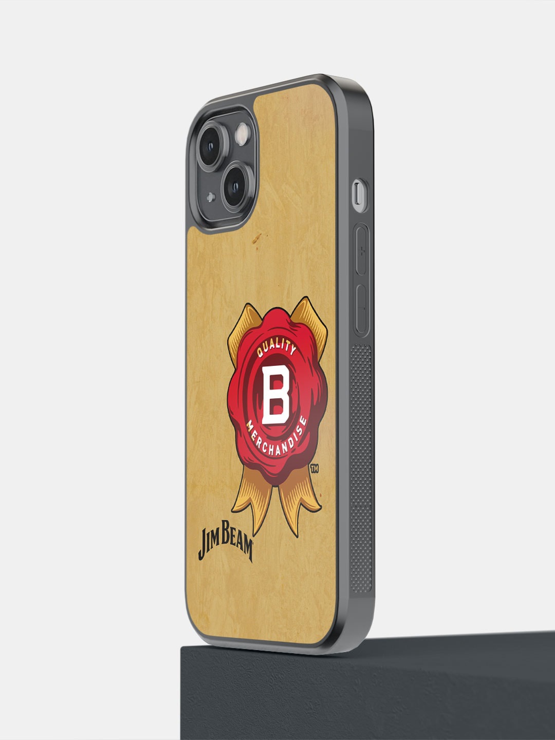 

macmerise Jim Beam Vintage IPhone 14 Bumper Case Cover, Yellow
