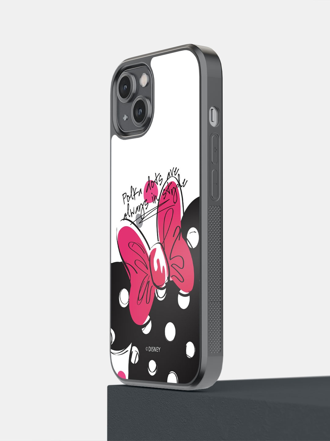 

macmerise Polka Minnie IPhone 14 Bumper Case Cover, White