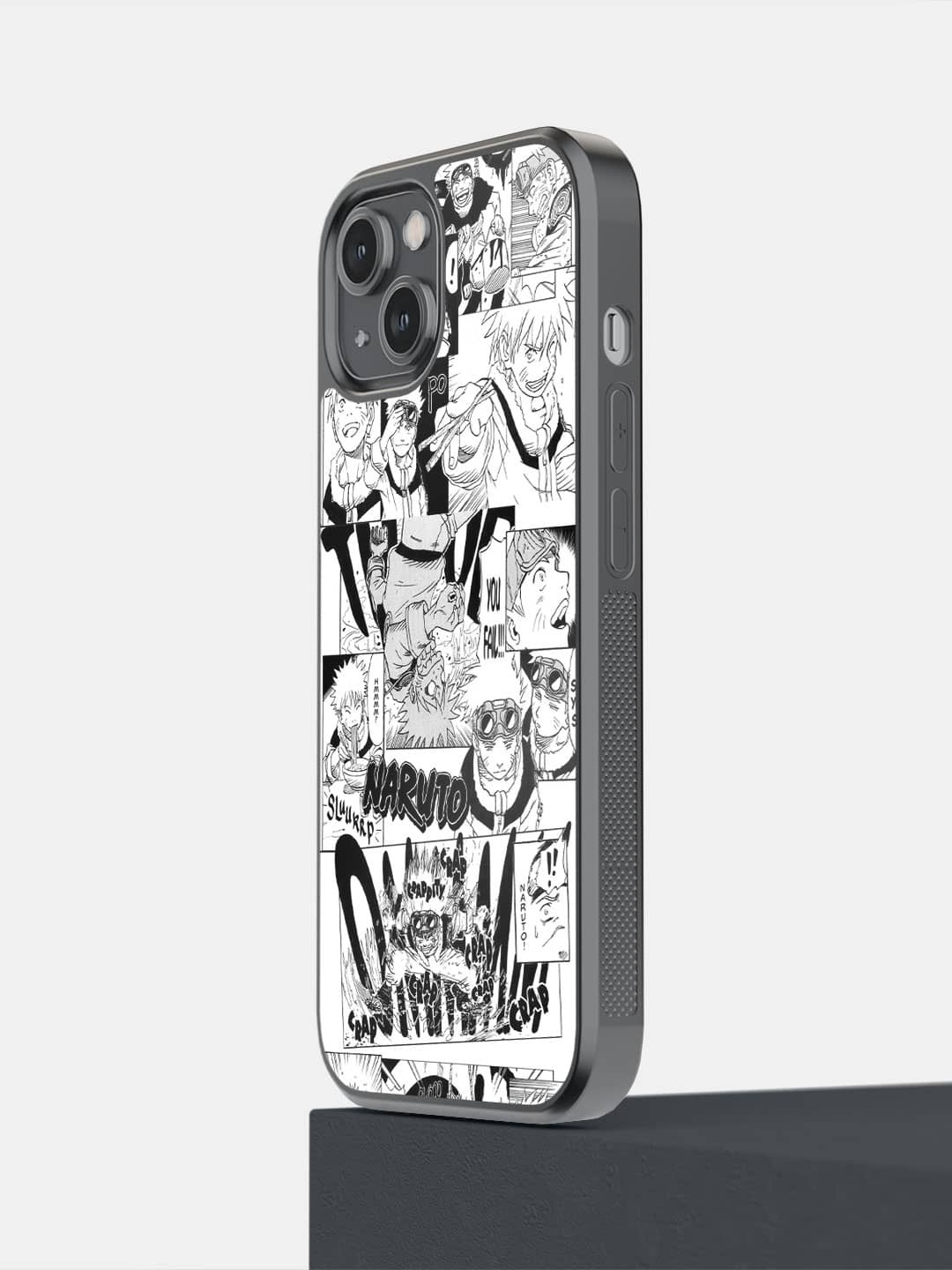 

macmerise Naruto Collage Printed iPhone 14 Phone Bumper Case Cover, White