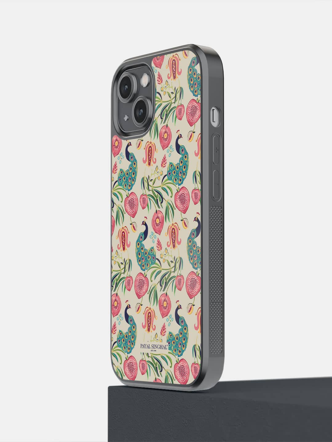

macmerise Payal Singhal Anaar iPhone 14 Bumper Case Cover, Beige