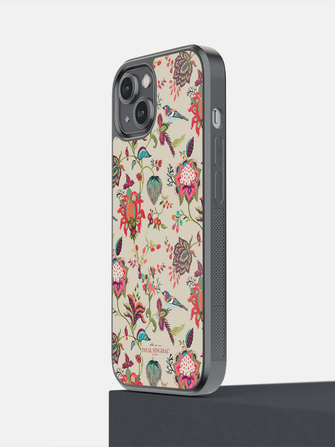 

macmerise Payal Singhal Chidiya iPhone 14 Bumper Case Cover, Cream
