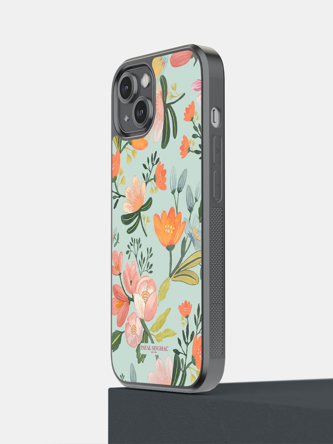 

macmerise Payal Singhal Printed iPhone 14 Phone Bumper Case Cover, Green