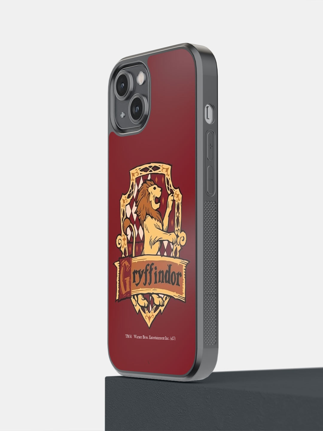 

macmerise Crest Gryffindor Printed iPhone 14 Phone Bumper Case Cover, Red