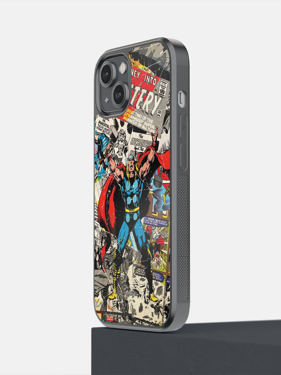 

macmerise Comic Thor IPhone 14 Bumper Case Cover, Black