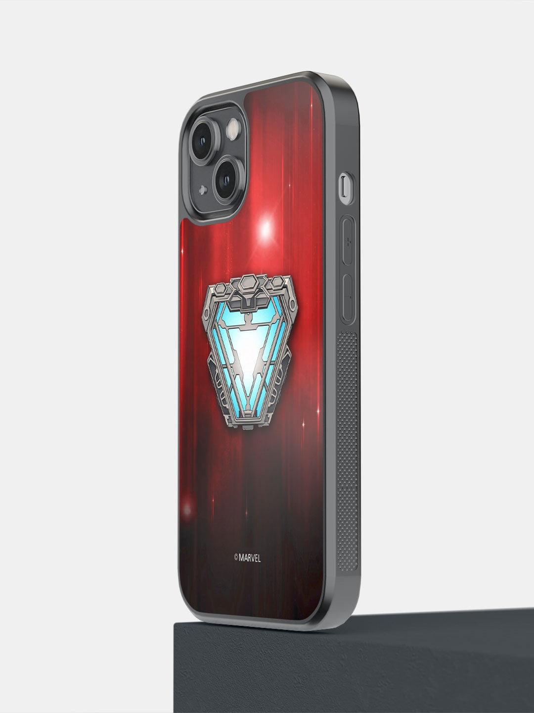 

macmerise Iron Man Printed iPhone 14 Bumper Case Cover, Red