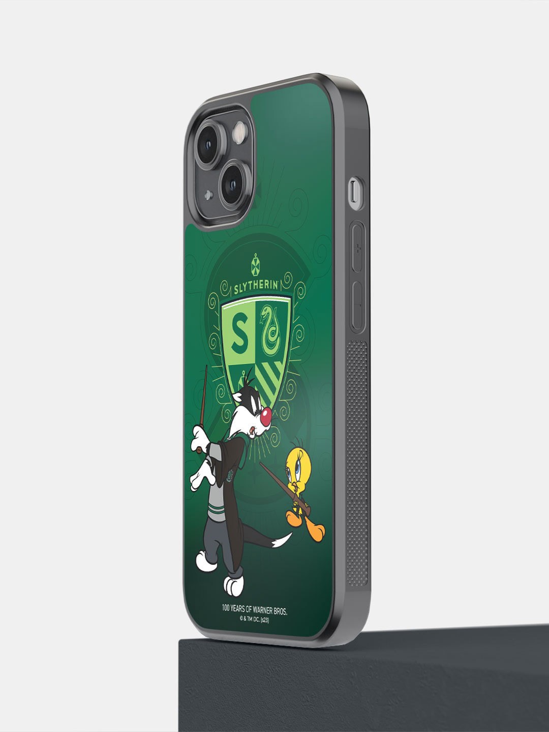 

macmerise Looney Slytherin Printed iPhone 14 Bumper Case Cover, Green