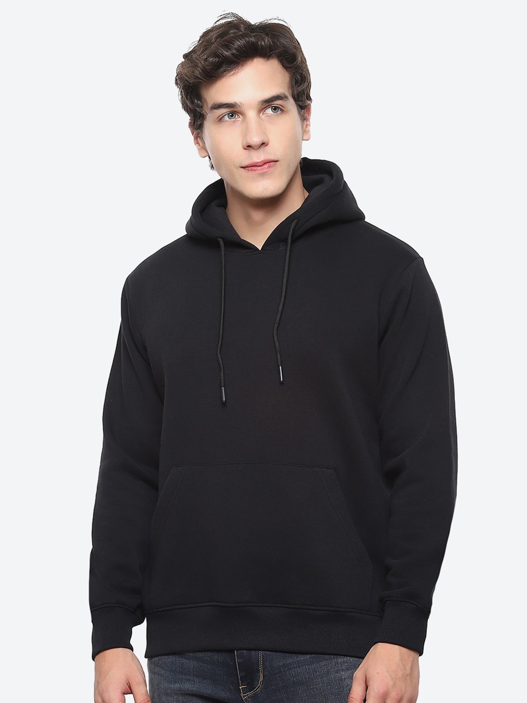 

2Bme Hooded Cotton Sweatshirt, Black