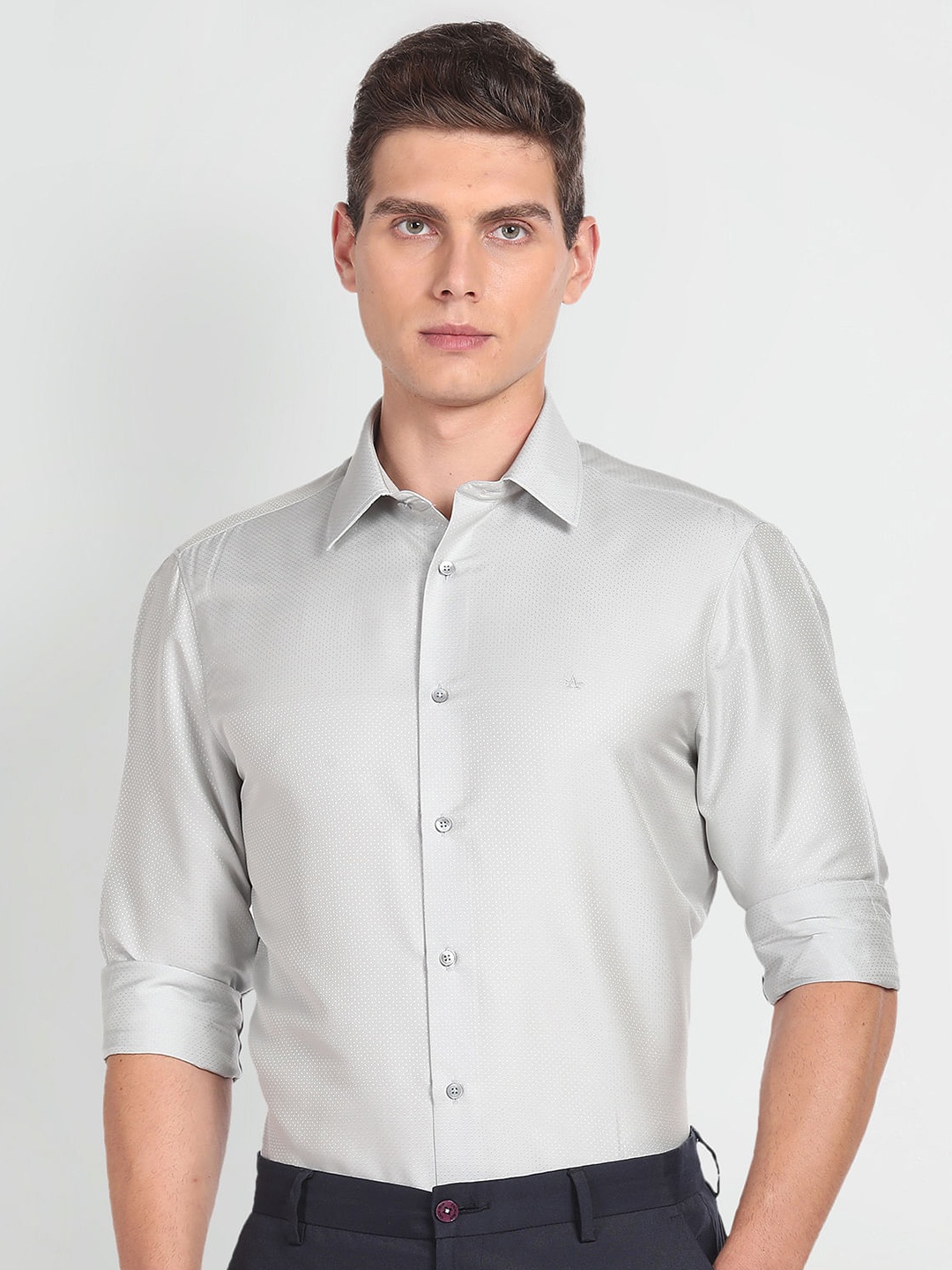 

Arrow Lyocell Formal Shirt, Grey