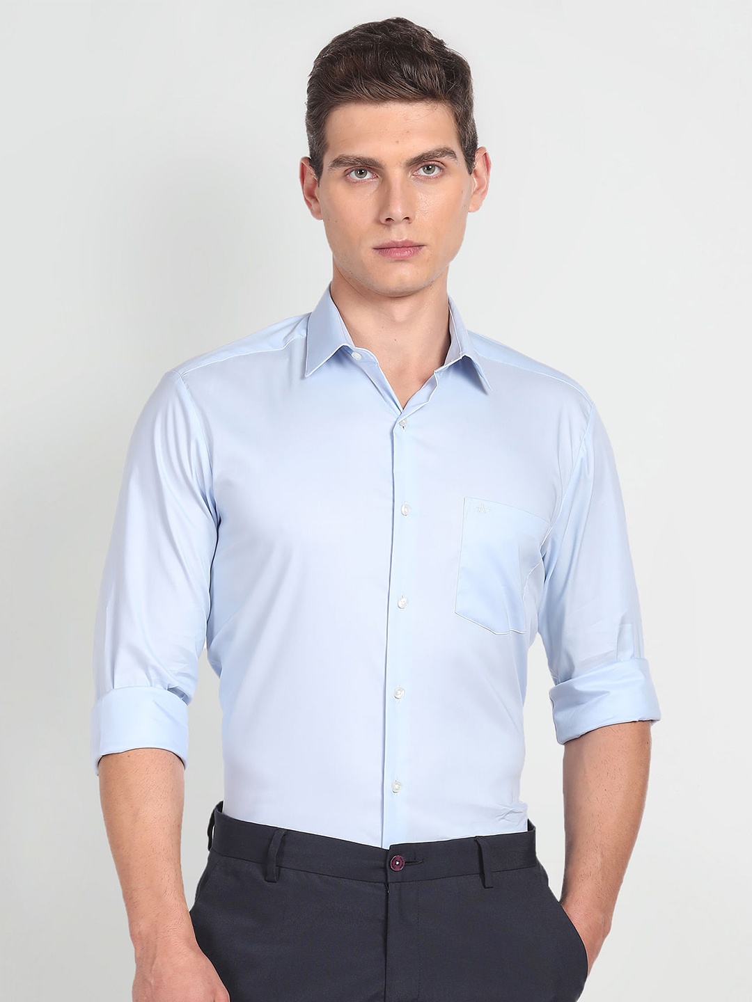 

Arrow Pure Cotton Formal Shirt, Blue