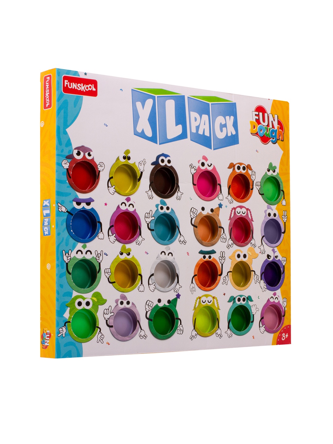 

Fun Kids Dough XL Pack Dough Set For Age 3+, Multi