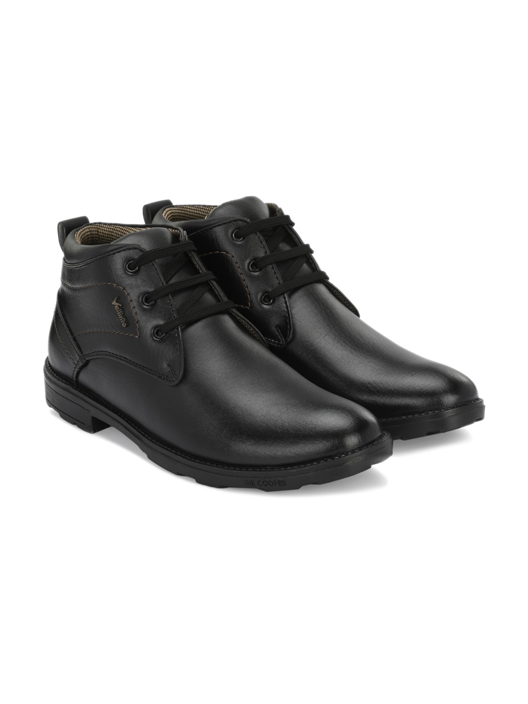 

Vellinto Men DOUGLAS Mid Top Regular Boots, Black