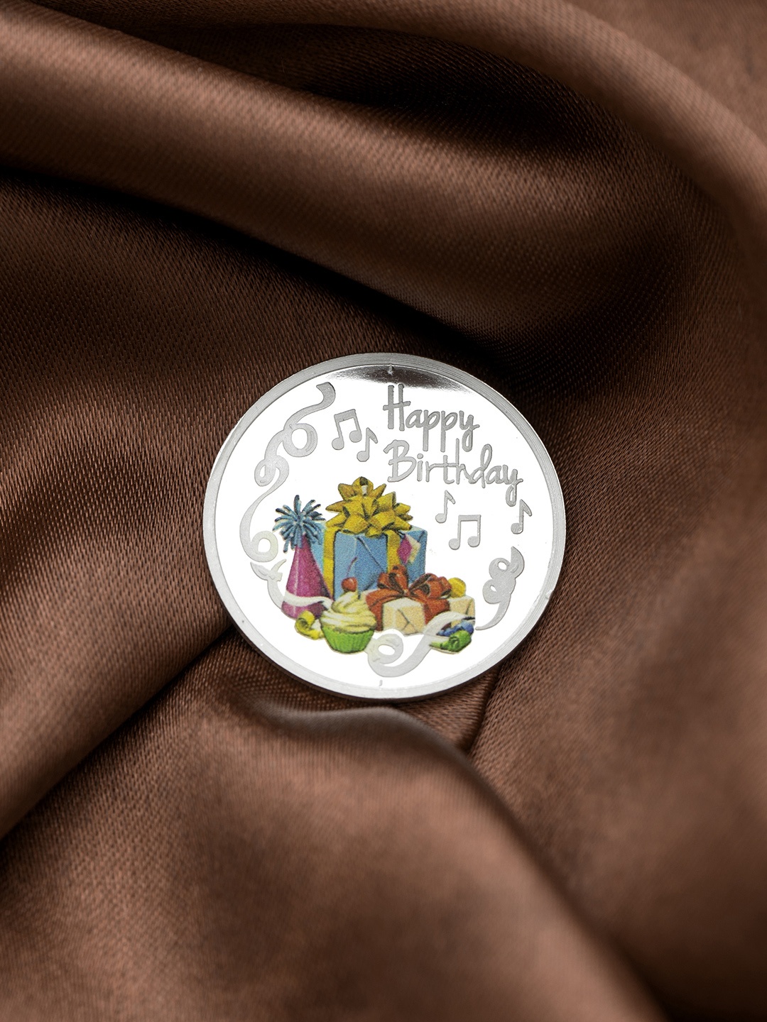 

Zavya Happy Birthday Encraved Pure Silver Coin - 10 gm