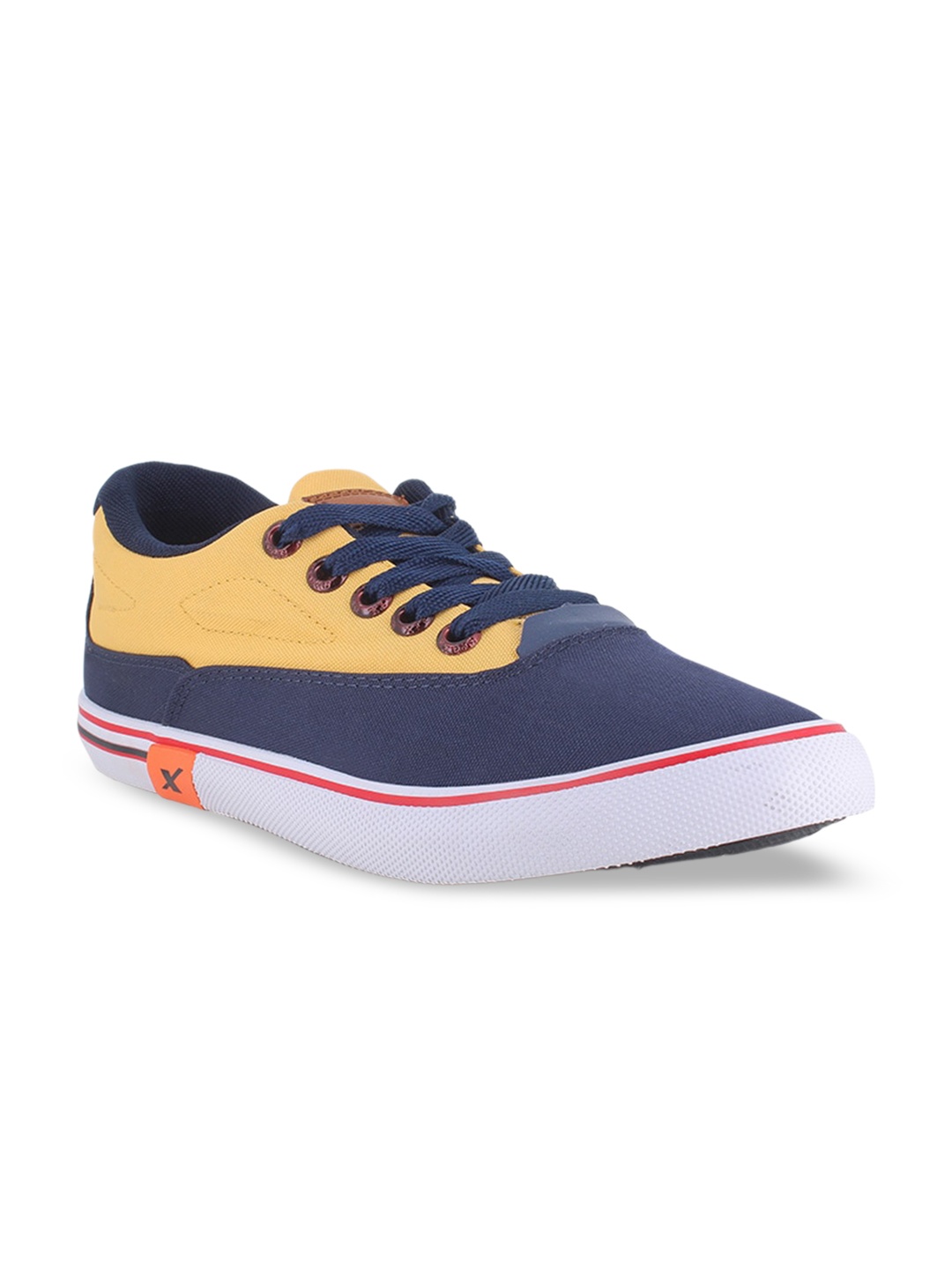 

Sparx Men Colourblocked Canvas Sneakers, Navy blue