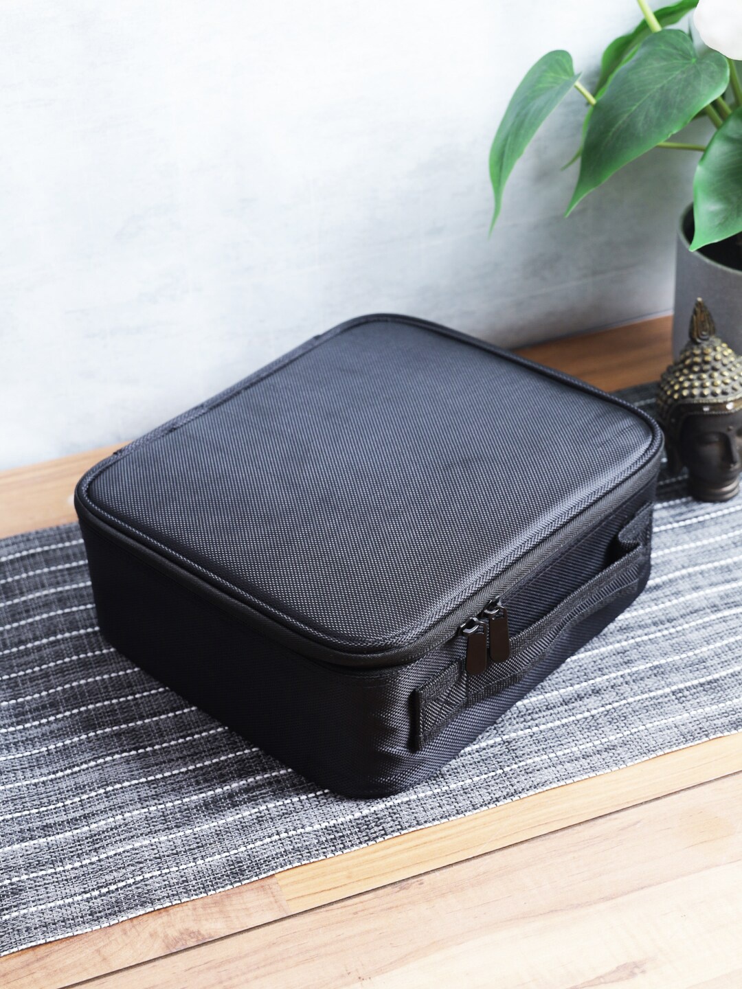 

House Of Accessories Black Makeup Organiser