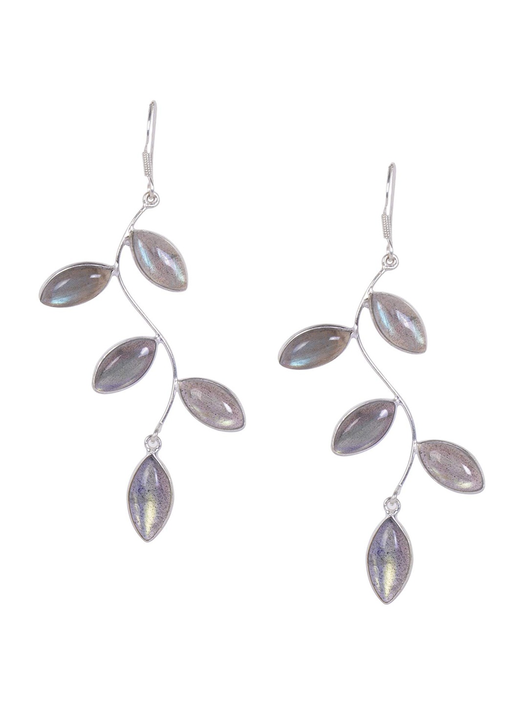 

Silverwala Silver-Plated Drop Earrings