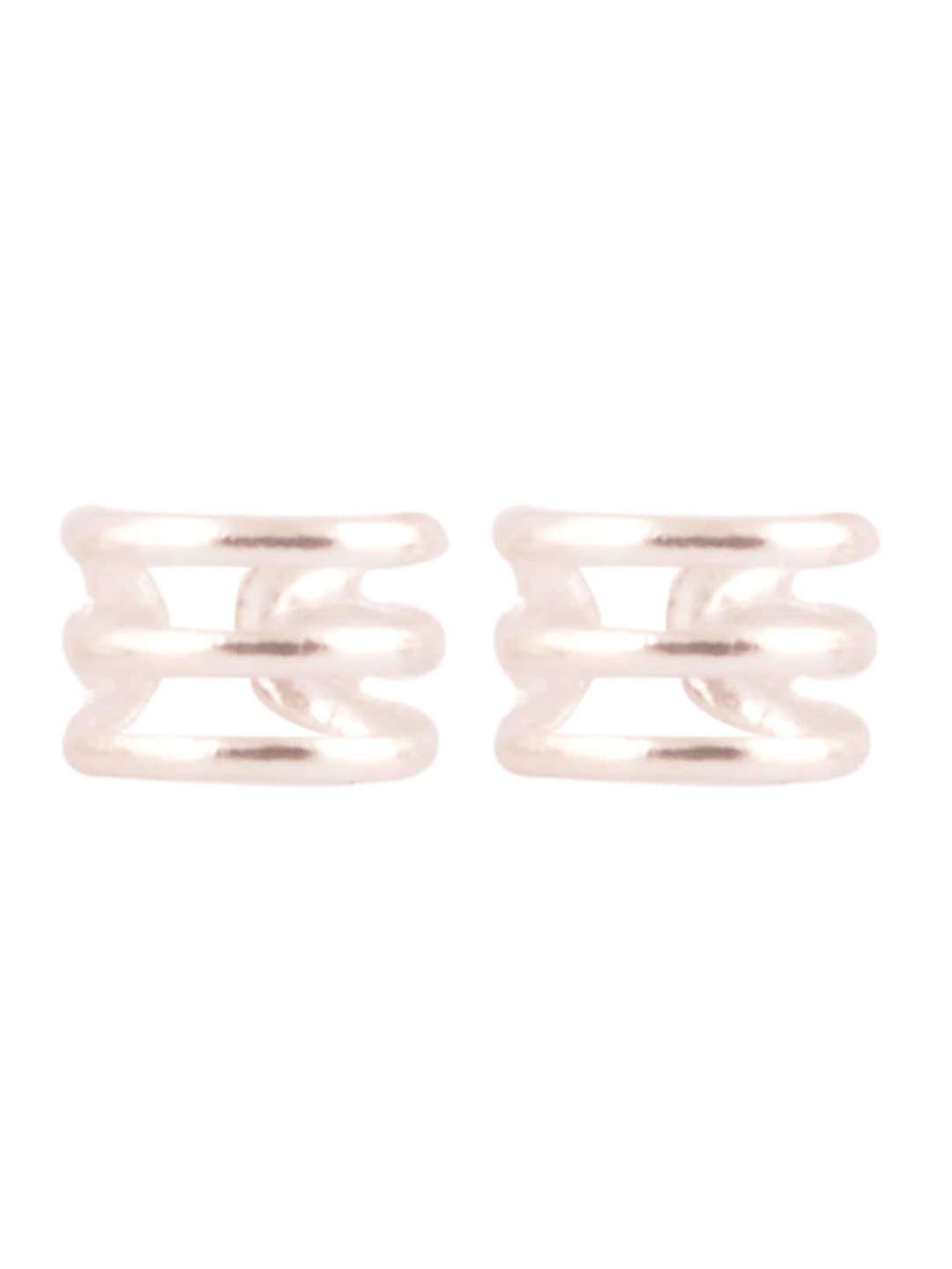 

Silverwala 925 Silver Silver-Plated Contemporary Studs Earrings