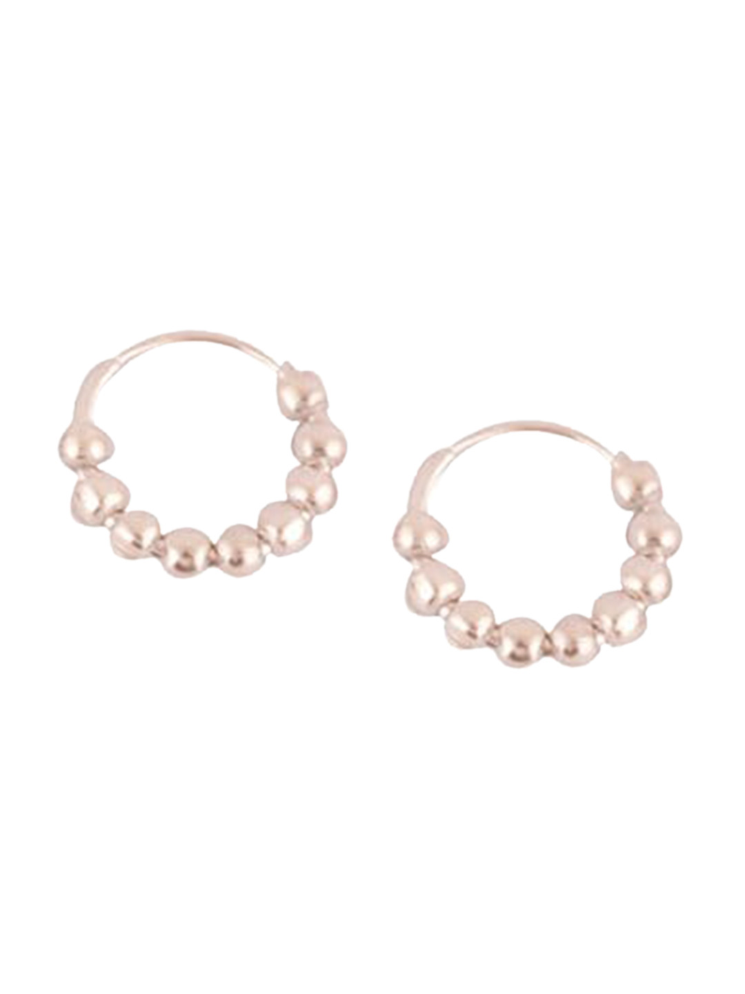 

Silverwala Silver Plated Hoop Earrings