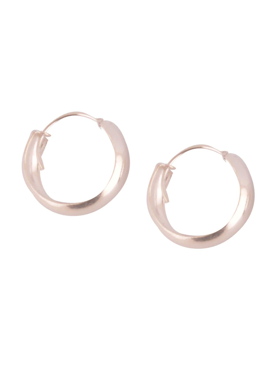 

Silverwala Silver-Plated Hoop Earrings