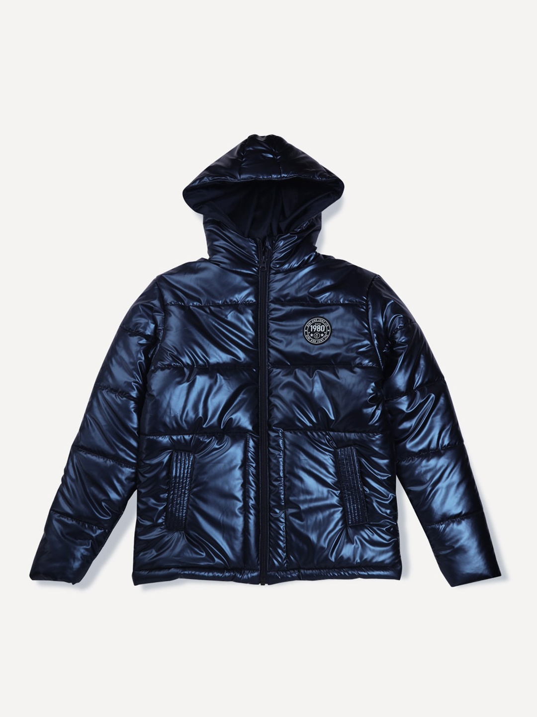 

Gini and Jony Boys Hooded Puffer Jacket, Navy blue
