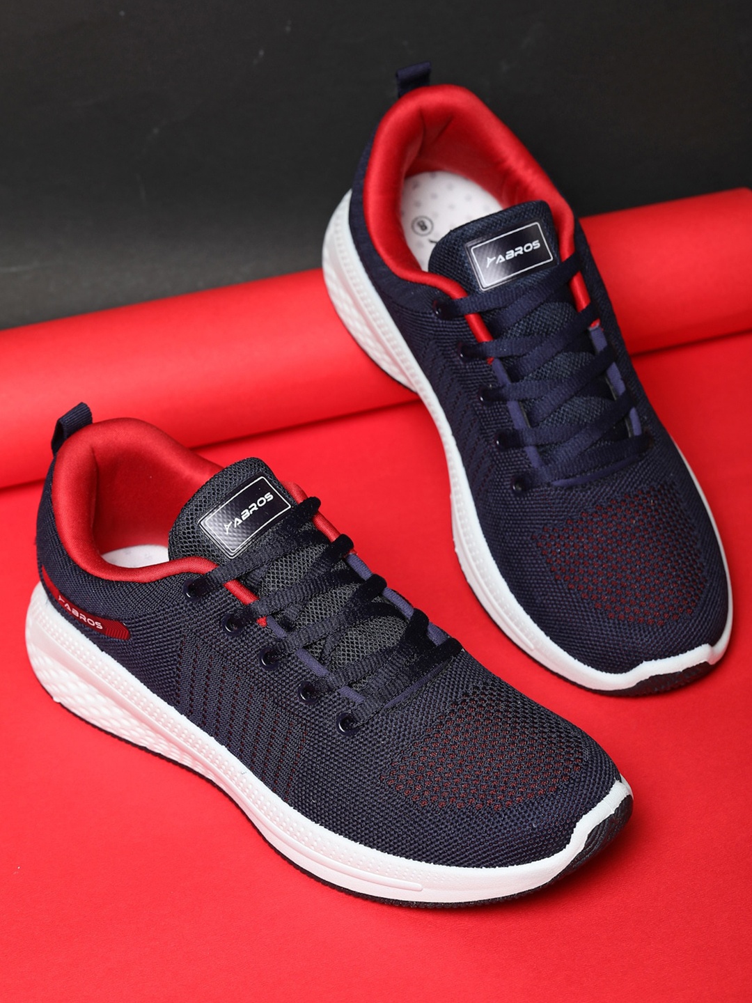

ABROS Men FRANCO Mesh Running Shoes, Navy blue