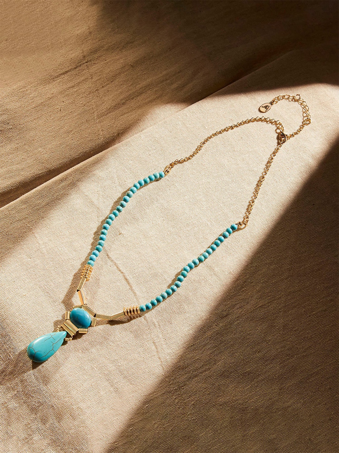 

Accessorize Artificial Beads Necklace, Gold