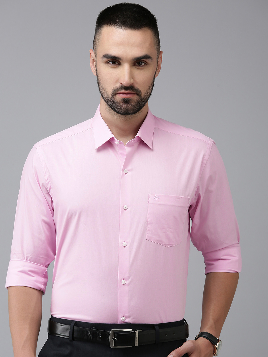 

Arrow Manhattan Slim Fit Pure Cotton Formal Shirt, Pink