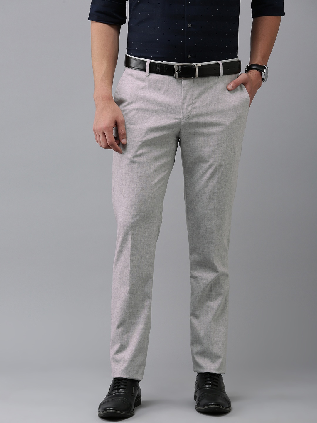 

Arrow Men Tailored Formal Trousers, Grey