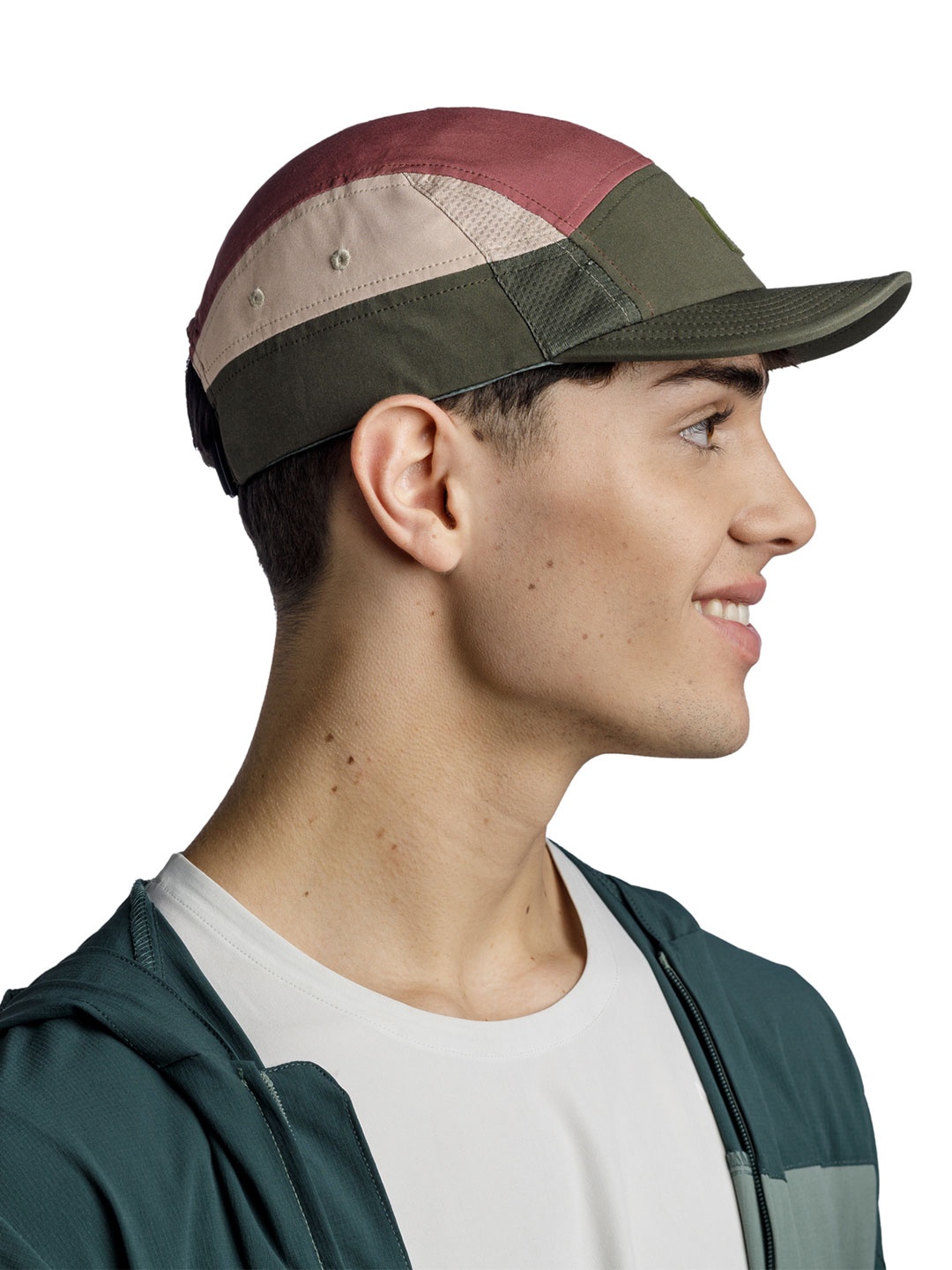 

Original Buff SA Unisex Colourblocked Snapback Cap, Green