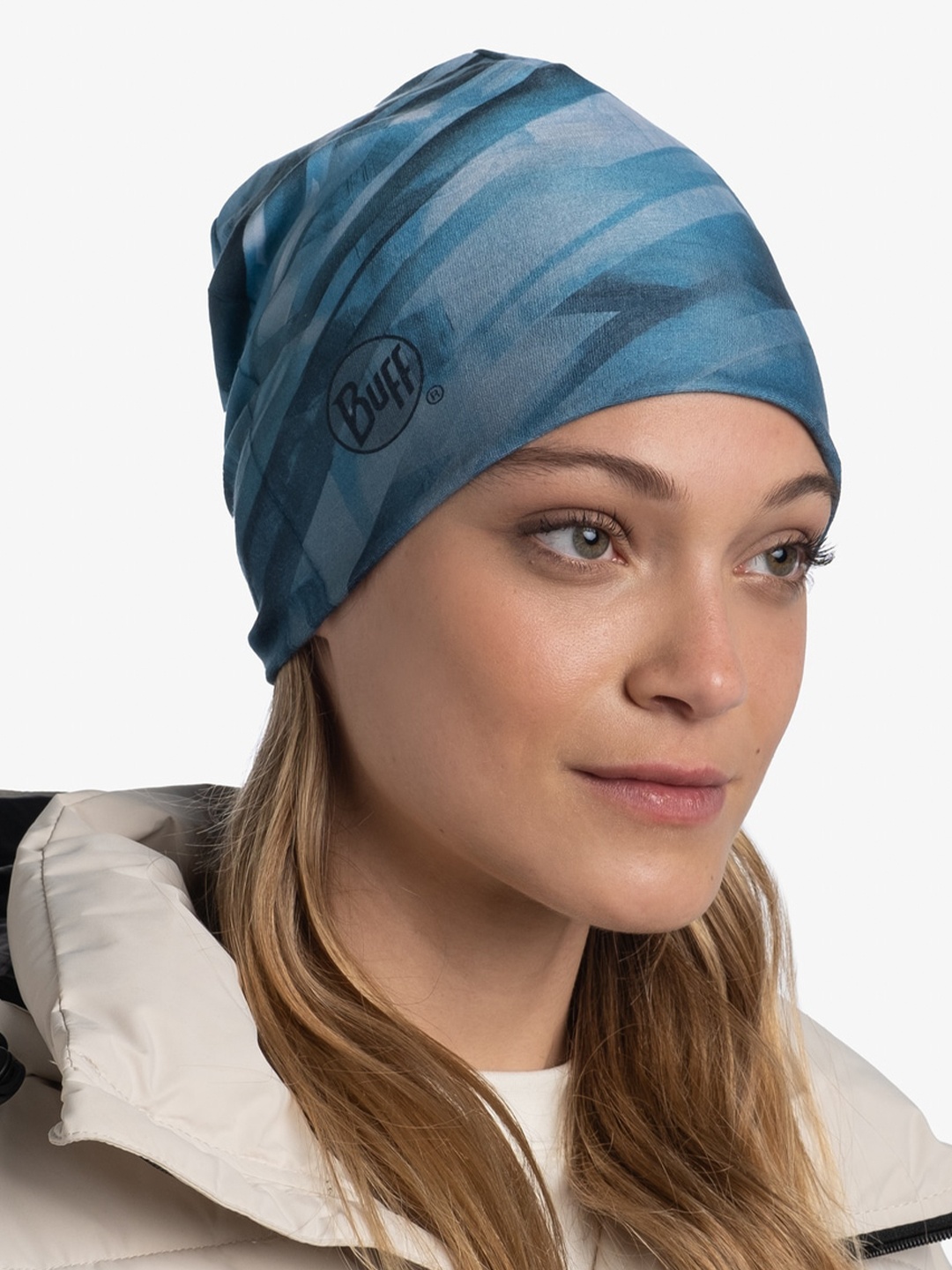 

Original Buff SA Unisex Printed Beanie, Blue